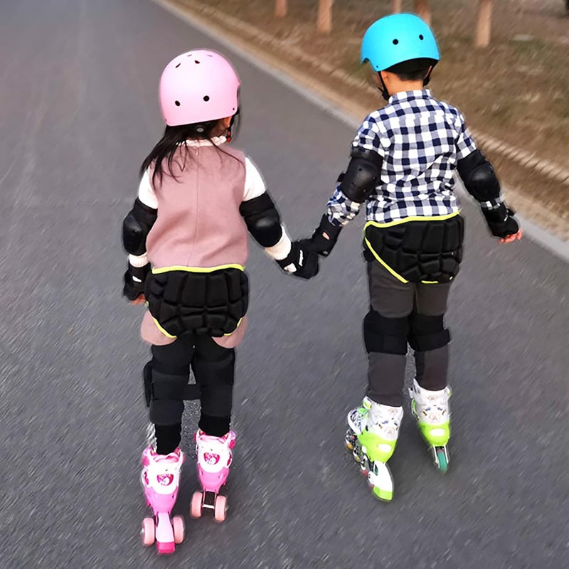 MioCloth 3D Kids Teens Butt Protection Pad Crush Guard Tailbone Hip Padded Shorts for Skiing Skating Snowboarding Skateboarding - Image 2